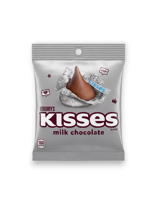 Hersheys Kisses Milk Chocolate 2.5 Oz