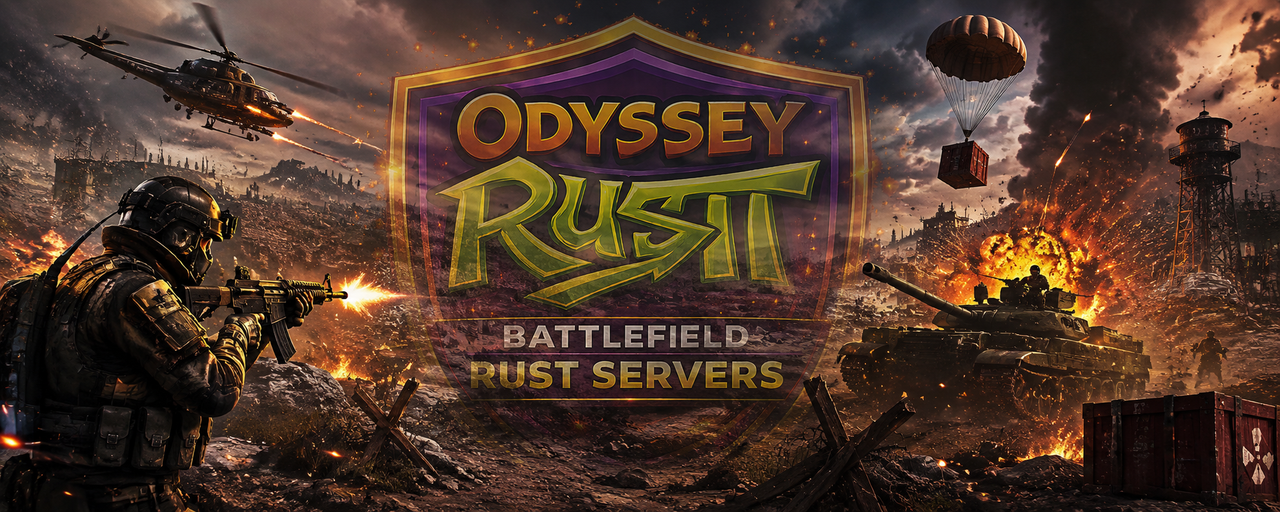 Баннер сервера Odyssey Battlefield 10X|PVP|Weekly|Kits|Custom Vehicles|