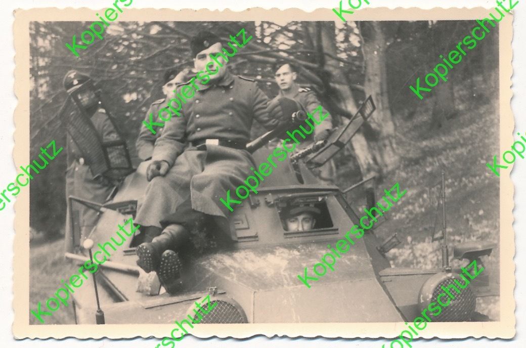 orig. Foto Panzer Tank Sd Kfz Radpanzer 222S