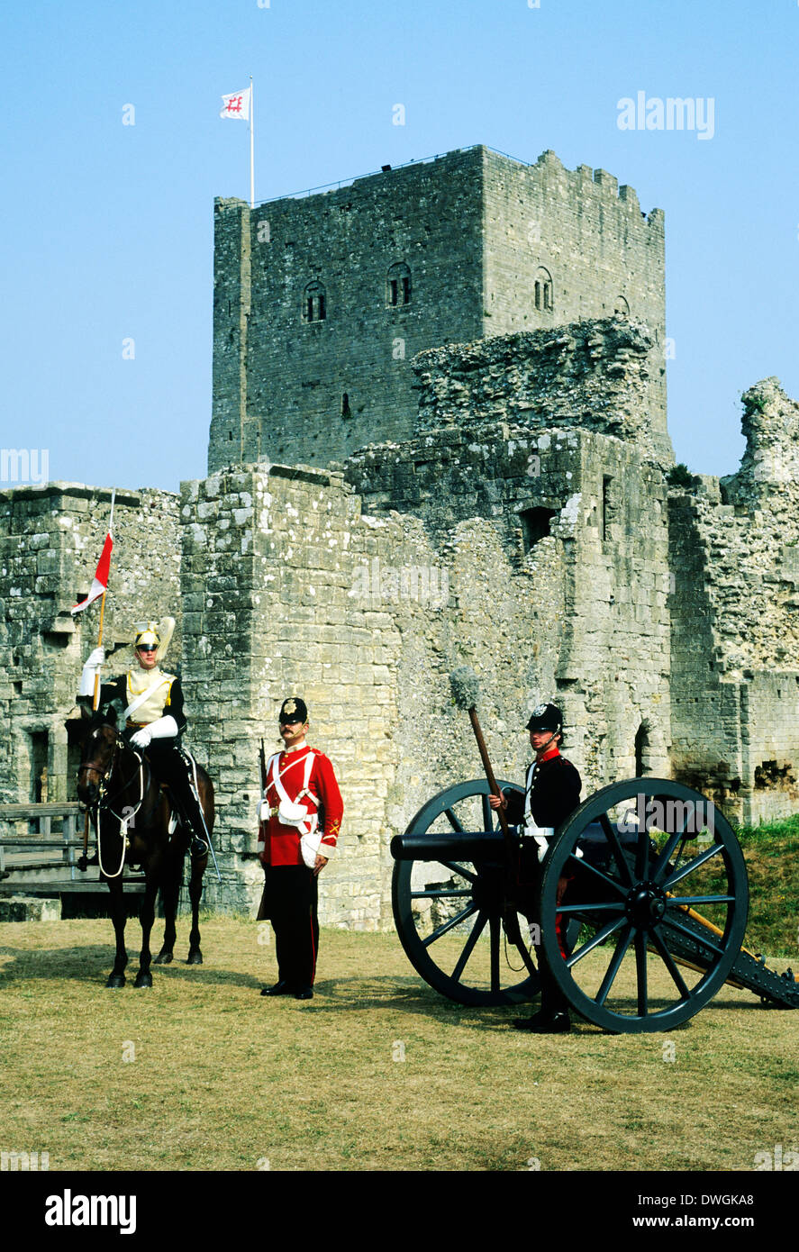 british-military-1888-portchester-castle-hampshire-england-uk-17th-DWGKA8.jpg