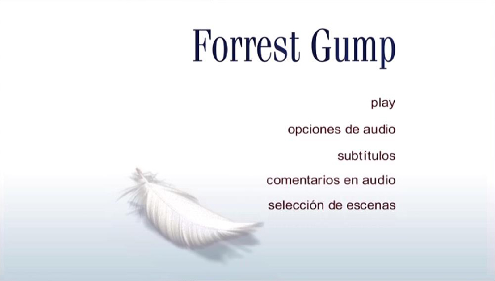 FORREST GUMP MENU - Forrest Gump [1994] [Comedia, drama] [DVD9+DVD5] [PAL] [ESP/CAT/ENG] [Subt. Multi]