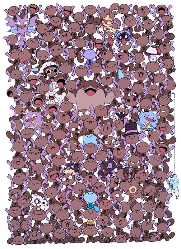 ditto-wooper-clodsire-sentret-team-skull