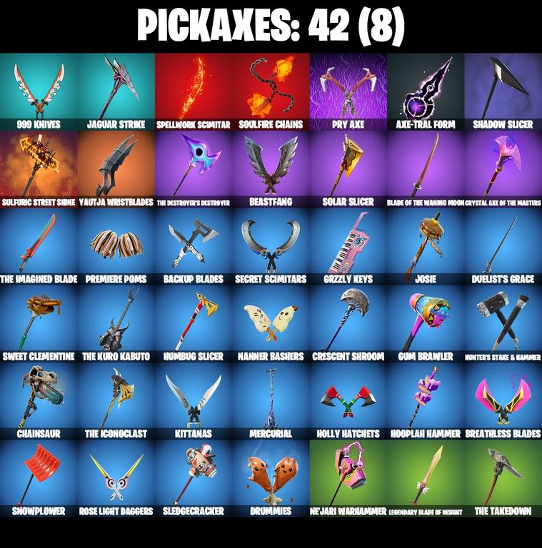 pickaxes comp