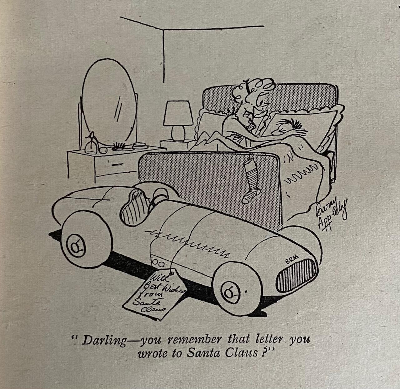 1949 The Autocar BRM cartoon TNF