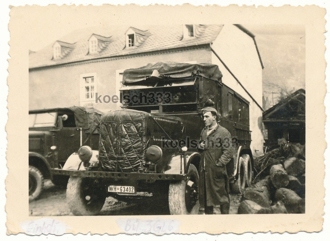 Büssing LKW Kfz Kennzeichen WH-63402 Einheitsdie