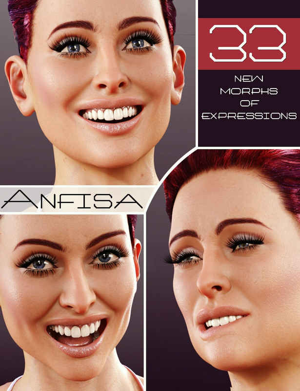 Anfisa Expressions for Genesis 8 Female 