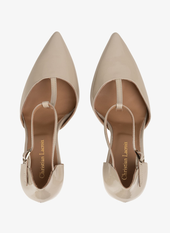 ANKLE STRAP HEEL LSSD00157V LACROIX WOMAN BEIGE 02 OFFWHITE