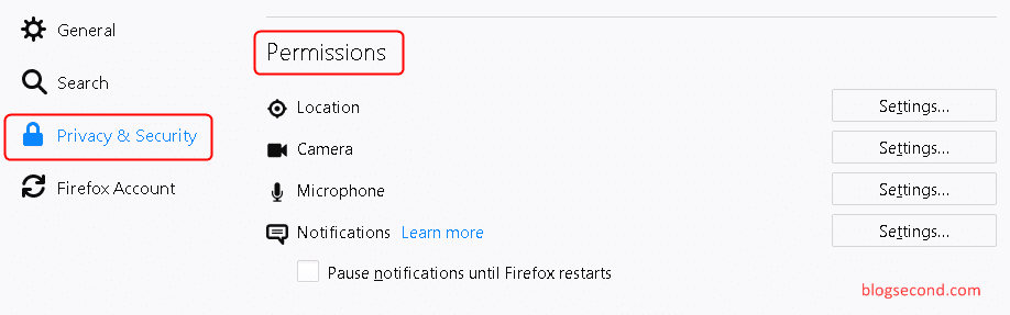 Mematikan Pemberitahuan di Browser Firefox