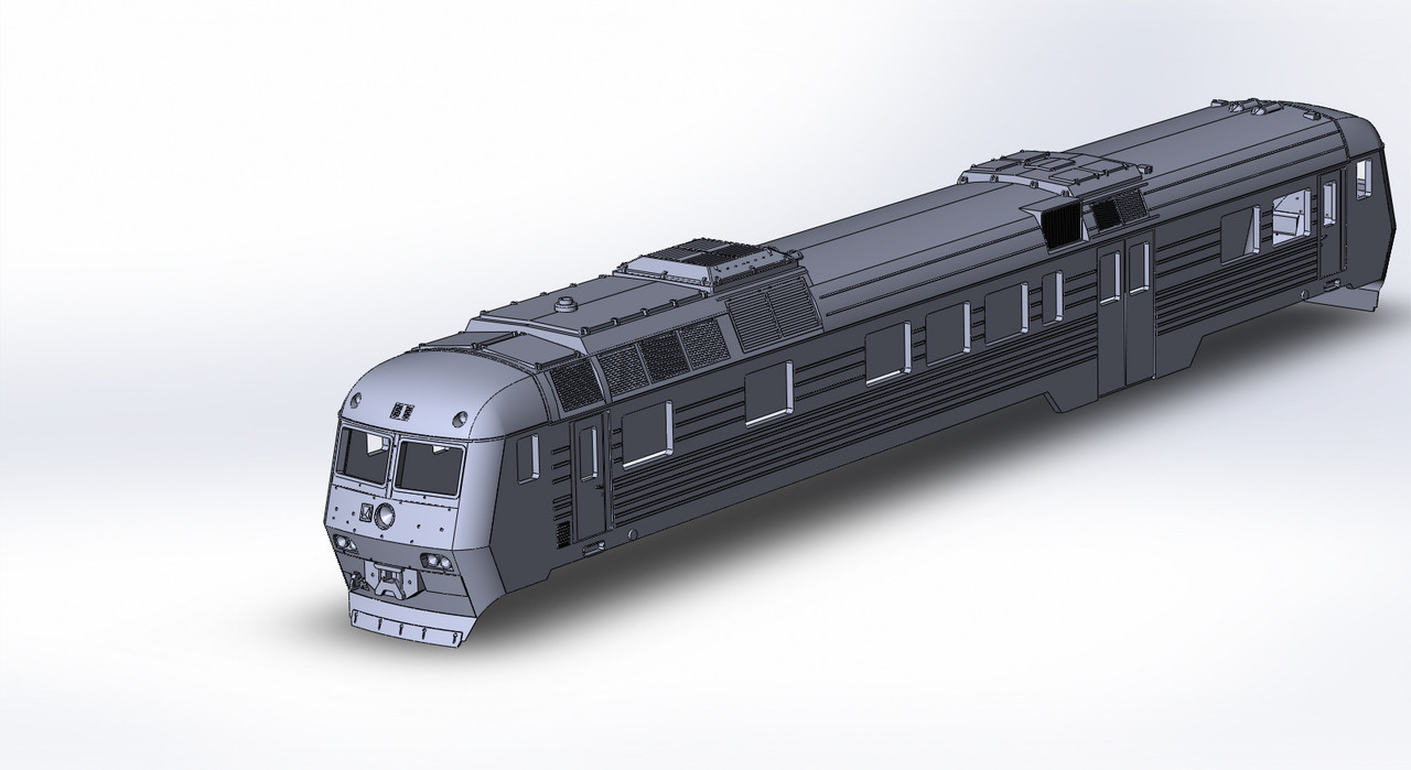 кузов АЧ0 в сборе рендер