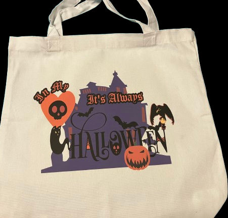 halloween tote bag