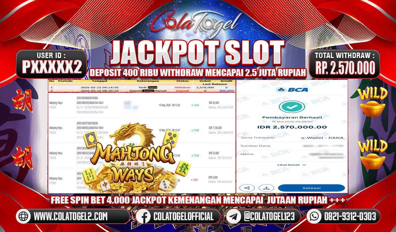JACKPOT SLOT GACOR!!