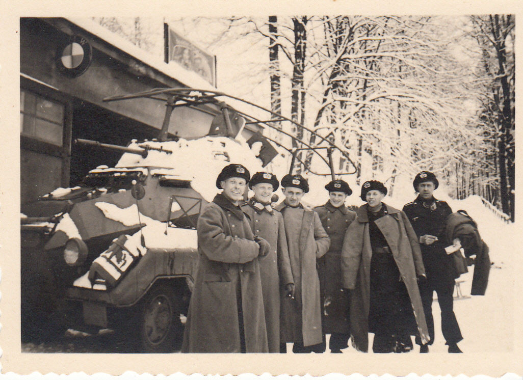 Orig. Foto Achtrad Sdkfz. Panzer-Spähwagen im Sc