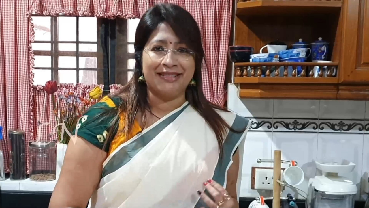 Lekshmi Nair's captivating saree look