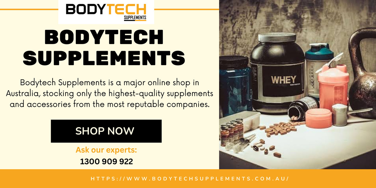 Best Supplement Store Australia- Visit: https://www.bodytechsupplements.com.au/