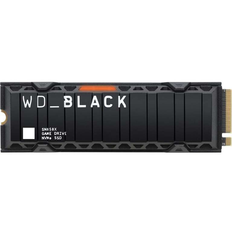 Amazon: Western Digital WD BLACK SN850X 1TB - (SSD) para Juegos con disipador de Calor - Funciona con Playstation 5 
