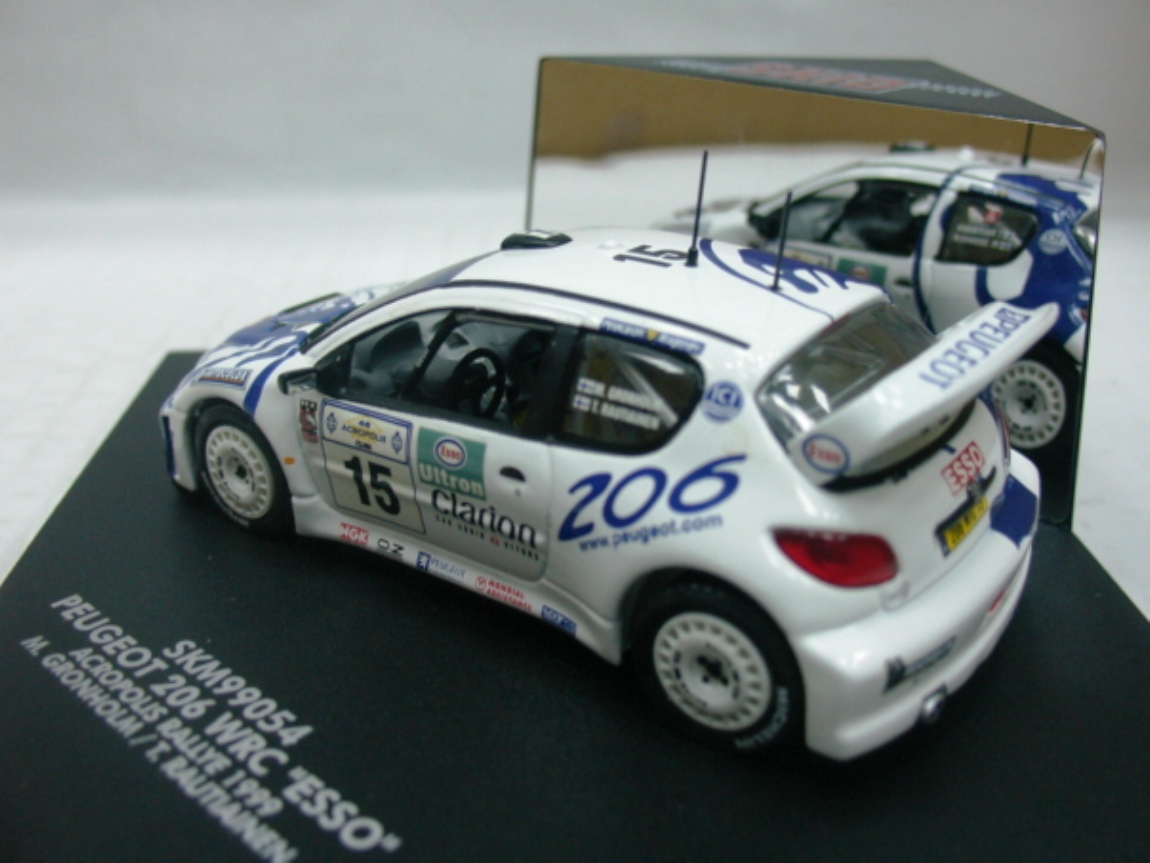 PEUGEOT 206 WRC Panizzi Rallye Acropolis 2001 1/43 IXO EUR 3,50