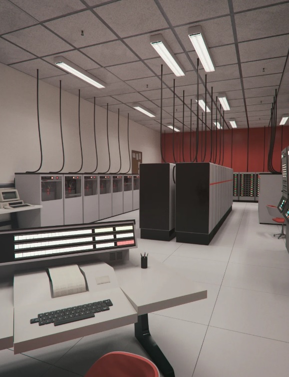 Retro Server Room