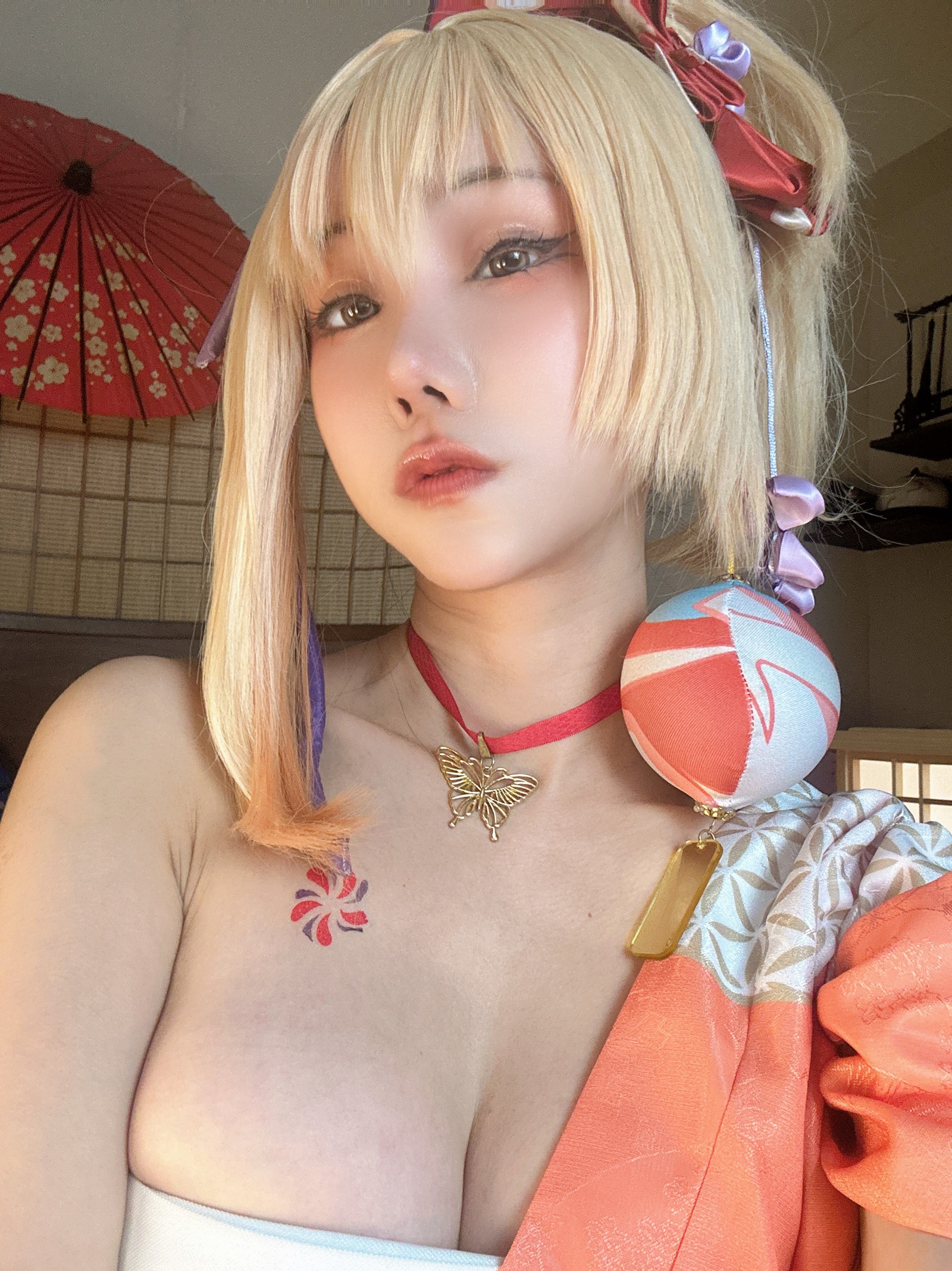 楊衣 Yangyi – Yoimiya 宵宫 Cosplay 写真视频（38P+1V-202MB）原神角色插图7