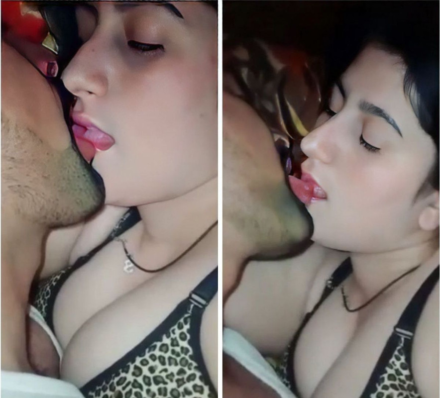 Pakistani couple kissing liplock full romantic