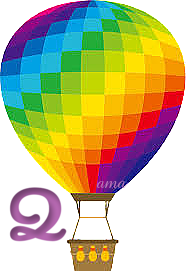 Globo Aerostático de Colores  Q