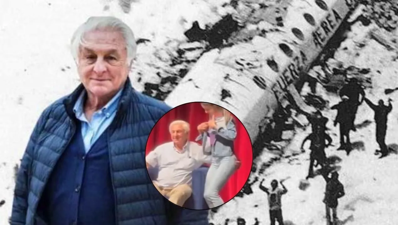 Roberto Canessa, sobreviviente de los Andes, toca indebidamente a una fan