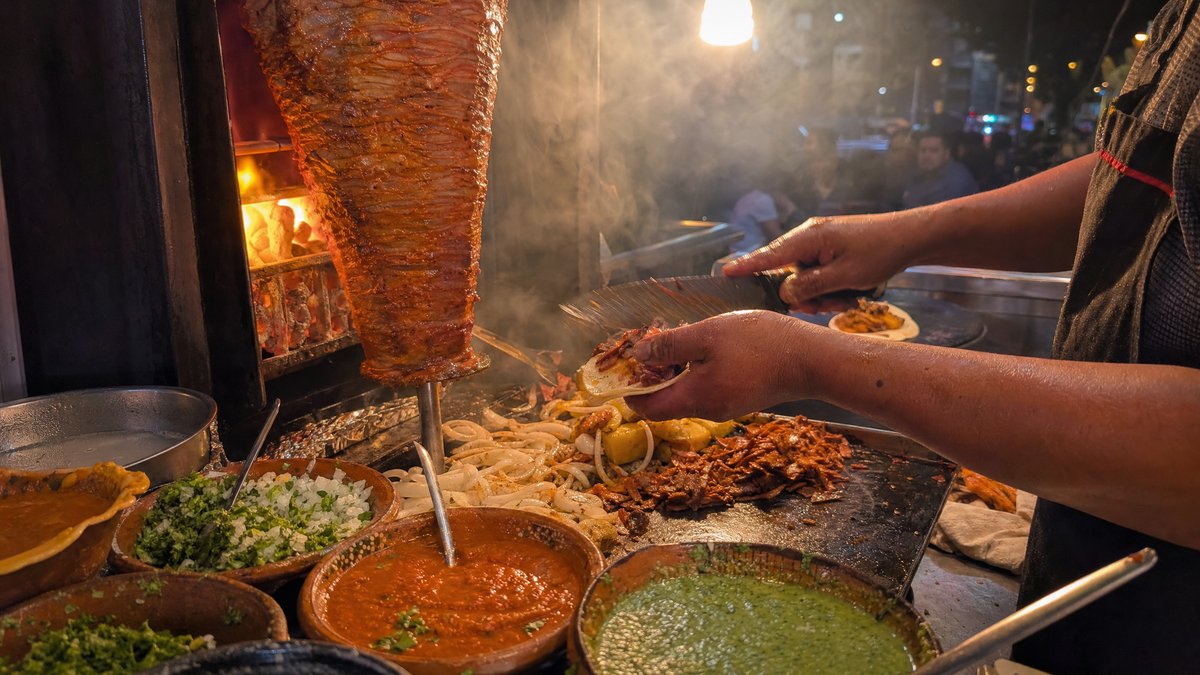 Mexico City Street Food - Tacos al Pastor