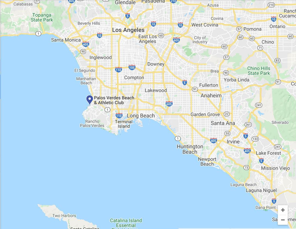 Palos Verdes beach map