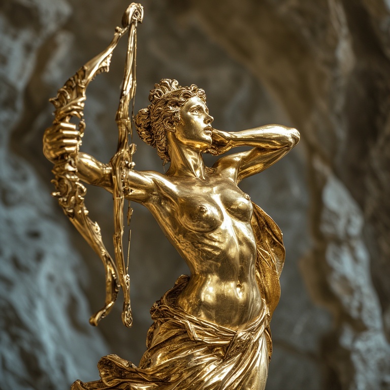 A-Gold-sculpture-naked-full-bo-1