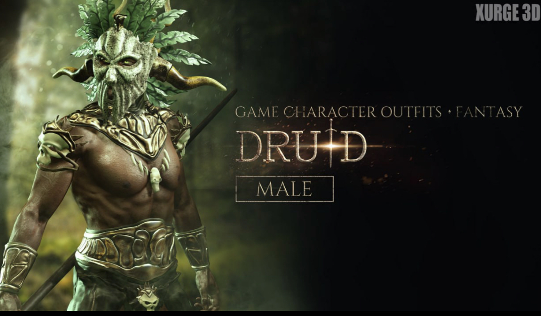 Druid Male (Reallusion) 2024 Free Daz 3D Models
