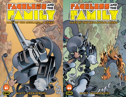 Faceless and the Family - Maze of the Mechanical Aliens #1-3 (2026)