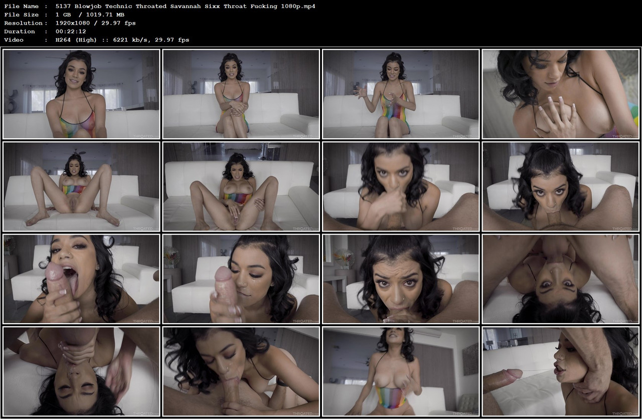 5137 Blowjob Technic Throated Savannah Sixx Throat Fucking 1080p mp4