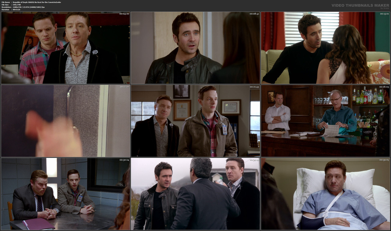 Republic of Doyle S06E02 No Rest for the Convicted.mkv