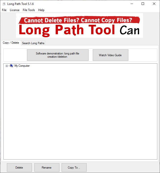 where shuld be copy long path tool where shuld be copy long path tool