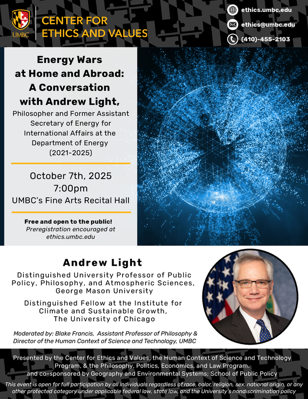 Energy Wars at Home and Abroad : A Conversation with Andrew Light