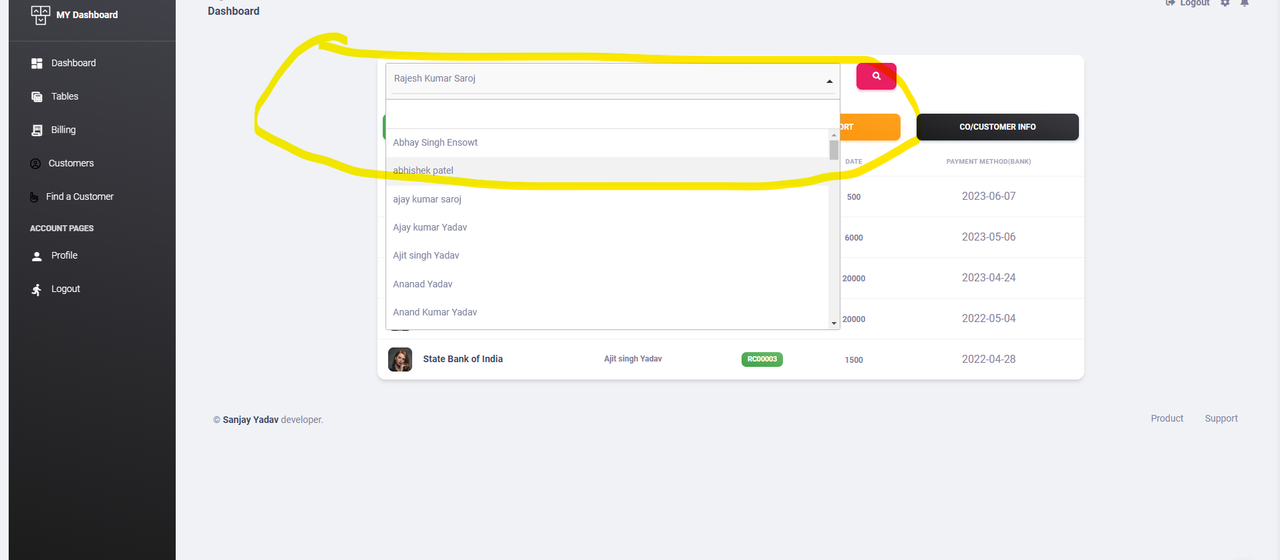 Material Dashboard - Full-Stack Starter generated.