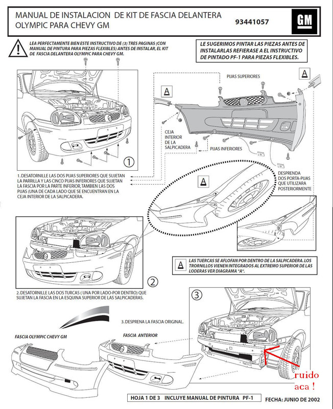 instalacion paragolpes
