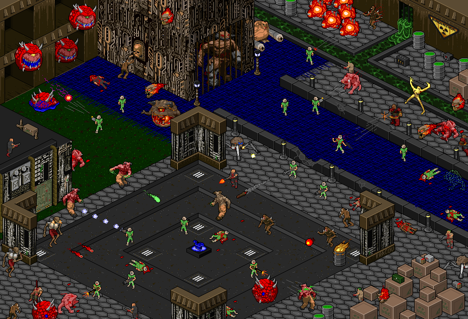 Doom-(игра)-Игры-pixel-art-Игровой-арт-1732133