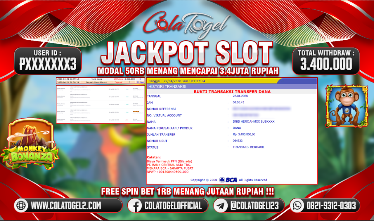 JACKPOT SLOT GACOR!!