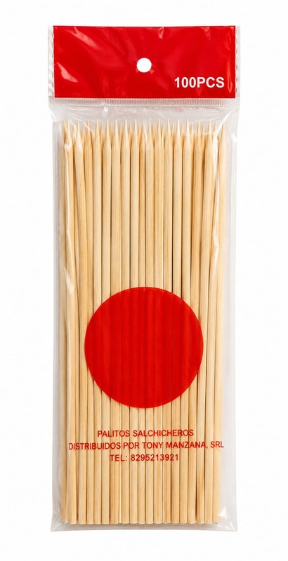 Palitos de Bambu Grandes Para Pincho 100/1