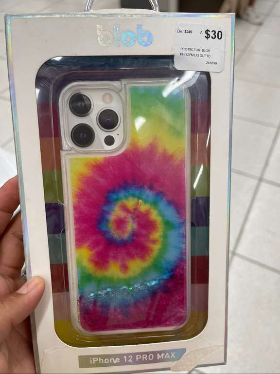 Coppel: funda protectora Blob iPhone 12 Pro Max de $249.00 a $9.00 Veracruz-Medellín Puente Moreno 
