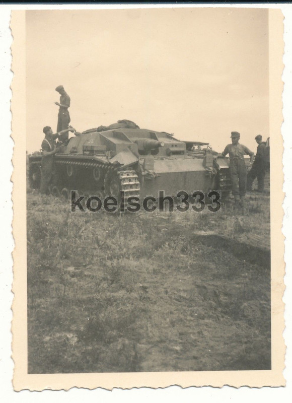 Foto Sturmgeschütz Panzer Wehrmacht Sturmartillerie Ostfront Rus