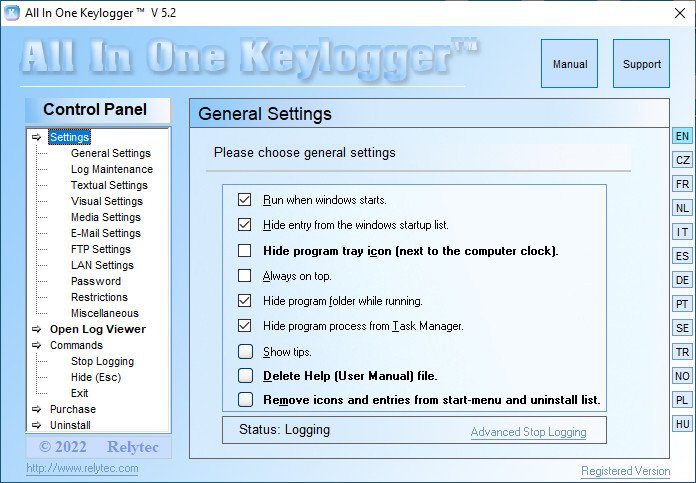 Relytec All In One Keylogger 5.3 Multilingual