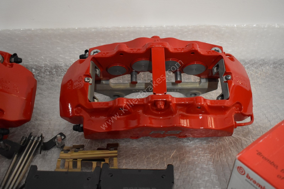 Audi RS Full Big brake upgrade Brembo 8Pot Calipers 370mm Brake 