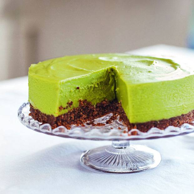 Avocado-Limetten-Cheesecake Avocado-Limetten-Cheesecake