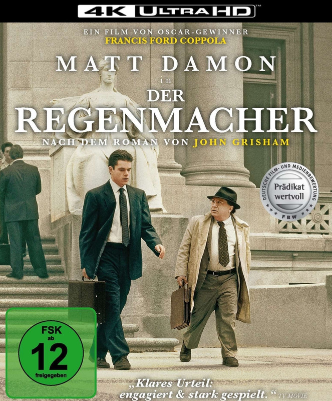 The Rainmaker - L'uomo della pioggia (1997) UHD 2160p HDR (Upscale - Regrade) ITA ENG AC3