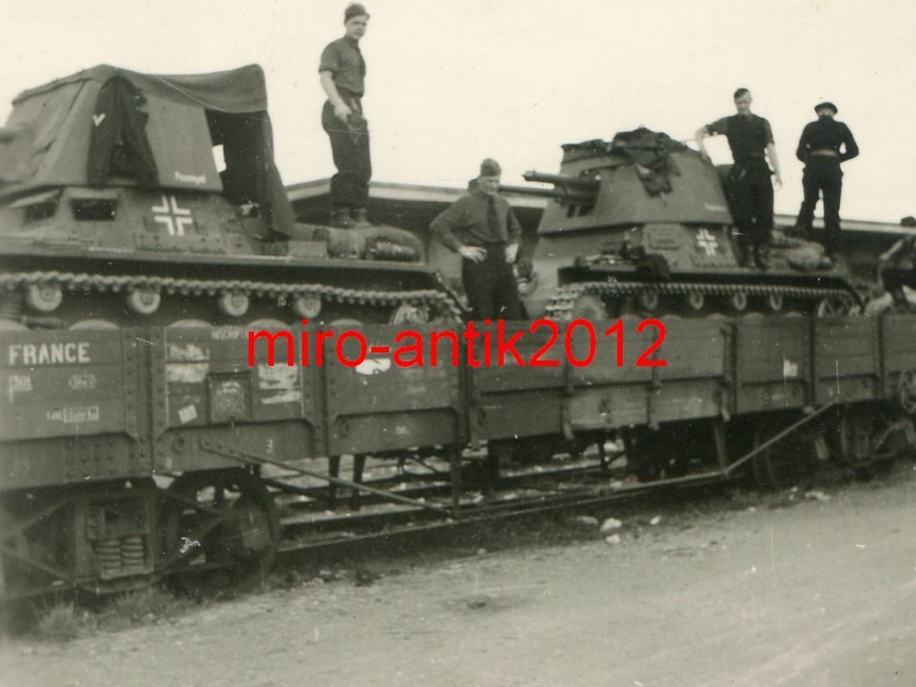 Foto, Wehrmacht, Panzerjäger I, Eisenbahntranspo