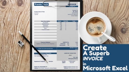 Let's Create A Superb Invoice in Microsoft Excel