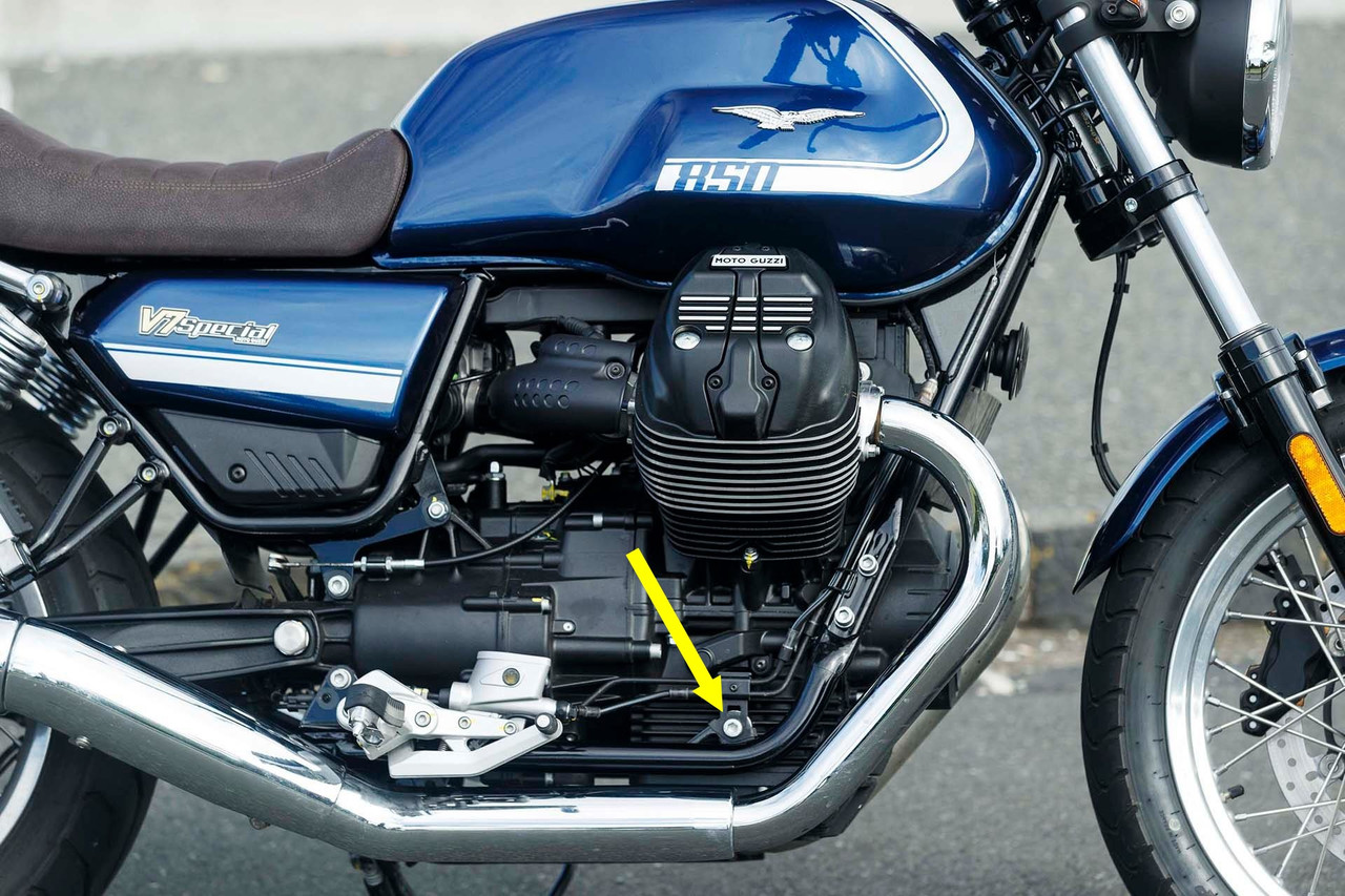 Moto Guzzi V7 Special 850 fléchée