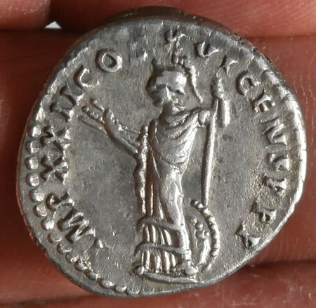 Denario de Domiciano. IMP XXII COS XVI CENS P P P. Minerva estante a izq. Roma. 53-BE890-E-15-FC-42-B5-A94-A-1-B1-A1510-F546