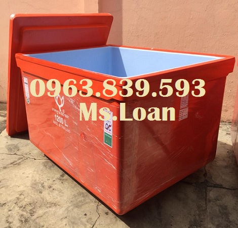Giá thùng giữ lạnh thái lan 1200lit, thùng trữ hải sản đông lạnh rẻ / Lh 0963.839.593 Ms.Loan Thung-tru-hai-san-1200l